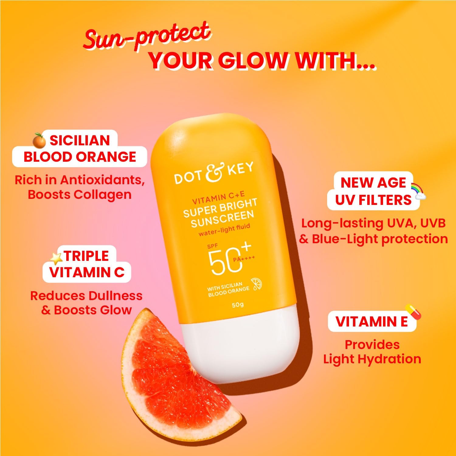 Dot & Key Vitamin C + E Super Bright Sunscreen - Image 6